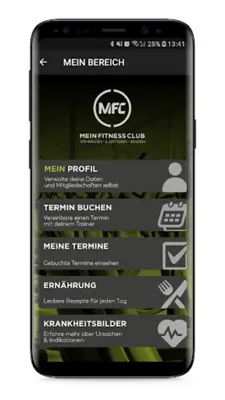 MEIN FITNESSCLUB android App screenshot 0